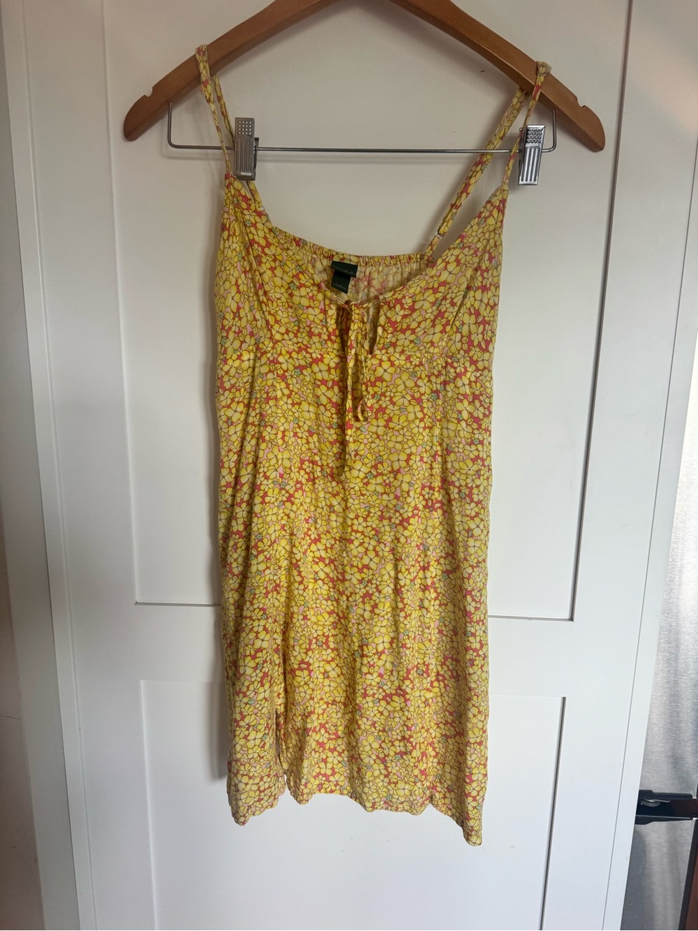 wild fable Yellow & Pink Floral Slip Dress